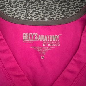 Grey’s Anatomy by Barco Scrub Top Pink